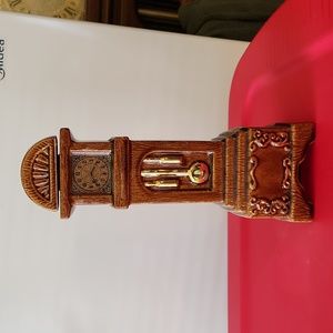 Vintage 1970 Ezra Brooks Clock Decanter